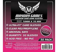 50 Mayday 70 x 70 Small Square Premium Card Sleeves Board Game
