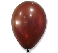 50 Metallic Brown Balloons 30 cm