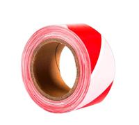 50 Meter Warning Tape - Red and White | 2 Inch Wide Barrier Tape | Non-adhesive Caution Tape for Marks off Dangerous Areas or Zones, Construction Sites, Roads, Working Zones, etc
