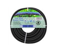 50 Meters Porous Soaker Hose Pipe with Connector - 164 Feet Rubber Slow Drip Garden Irrigation Hose Pipe