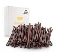 50 Mini Hair Grips Hair Bobby Pins Brown 3.4 cm Delivered in a White Box of Love
