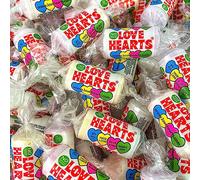 50 Mini Love Heart Sweets Valentines Sweets Wedding Heart Sweet Rolls Sweet Treat Gifting Co.
