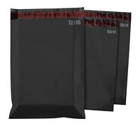 50 Mixed Grey Mailing Poly Postal Self Seal Bags 2 Sizes 25 from Each iSOUL Small 10 x 14 to Large 12 x 16 Mailing Bags Postage Packaging Assorted Mailers Posting Shipping Post Parcel Package Bags