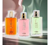 50 ml Eau de Parfum Spray for Men and Women (Set of 3 Choco Musk)