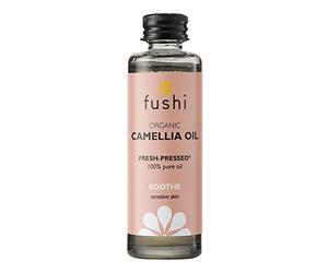 50 ml Fushi Organic Camellia Oil Fresh-Pressed Rich In Vitamins A, B, C, E, Polyphenol Best For Stretch Marks, Dry Skin, Dull Hair Ethical & Vegan Society Approved Manufactured In The Uk Cobra Red,