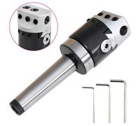 vidaXL 50 mm Boring Head with MT2 Boring Shank for Lathe Milling Machine Tool