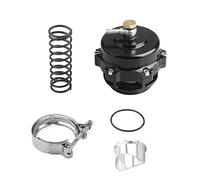 50 mm Tial Turbocharger Blow Off Valve 35 psi Boost Universal Fit BOV V-Band Flange Aluminium Clamp Spring (Black))