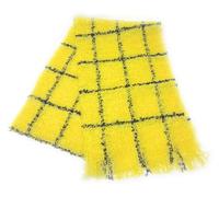 50% Mohair 50% Wool Rupert The Bear Style Scarf Made In Scotland
