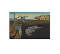 50 Most Famous Paintings - Salvador Dali - The Persistence of Memory Canvas Art Wall Decor Posters Home Bar Restaurant Garage Cafe Logo Gifts 20x30inch(50x75cm)