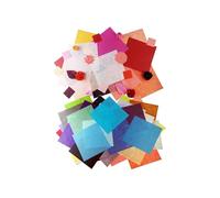 50 Mulberry Paper Sheets Origami Design Craft Art Tissue Washi Card Making Glass Decoupage (10 x 10 in)