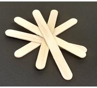 50 Natural Coloured Wooden Lolly Sticks - CandyRush™ 114mm Sticks - for Ice or Cake Pops & Kids Crafts Models