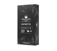 50 Nespresso Compatible Capsules Three Kings Coffee - Smooth Coffee Pods for Nespresso Machines - Smooth Nespresso Capsules - Nespresso Rich Pods Coffee Accessories - Nespresso Ristretto Blend