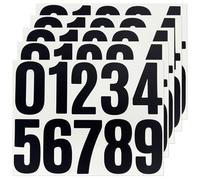 50 Numbers,Large Black Number Sticker Vinyl Self Adhesivefor Mailbox,House