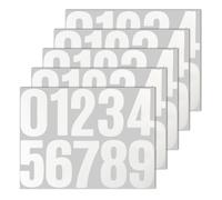 50 Numbers,White Large Number Stickers for Outdoor,Mailbox,House
