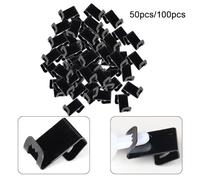 50 or 100PCS Metal S Shaped Hooks for Photo Frame Back Panel, No Trace Wall Clips Designed for Secure Attachment and Easy Assembly Compatible with Multiple Frames (100PCS )