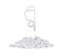 50 Outdoor Light Hooks Clips Christmas Xmas Decoration Home Garden Gutter Hanging Plastic Double Holder LED FAIRY by Concept4u