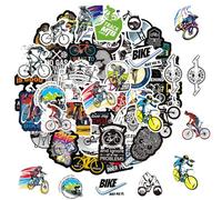 50 Outdoor Road Bike Graffiti Stickers,Trendy Sports Decals Pack,Waterproof Vinyl Stickers for Laptop Flasks Phone Water Bottle Luggage Cup Bike Notebook Car Helmets, Scrapbook & Adventure Gear