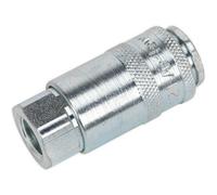 50 Pack 1/4 Inch Bsp Female Coupling Bodies For Airflow And Tools