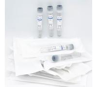 50-Pack 10 mL PRF Tubes - No Additive, Individual Packaging Sterile Vacuum Tubes for Easy Platelet Rich Fibrin Preparation (Clear)