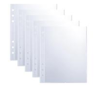50 Pack 100 Pockets A5 Binder Inserts 5x7 in 6 Ring
