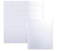 50 Pack 100 Pockets A5 Binder Inserts Ultra Clear Photo Sleeves Double Sided 1 Pocket Photo Pages 5x7 in for Photos Postcards Seed Packets Protector