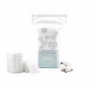 50-Pack 100% Pure Cotton Makeup Remover Pads | Soft, Hypoallergenic & Lint-Free Facial Rectangle for Sensitive Skin | Reusable, Double-Sided with Reinforced Edges | Makeup Skincare(50 Count)