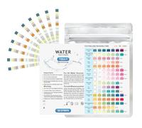 50-Pack 16-in-1 Water Testing Kits for Drinking Water, Fast Test Strips to Measure Water Hardness, Free Chlorine, Iron, Lead, Nitrate, pH, Ideal for Tap Water, Well Water & Home Water Quality Testing