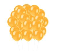 50 Pack 30cm Plain Colour Latex Balloons - Birthday, Wedding, Baby Shower & Party Decoration Balloons - Copper Gold