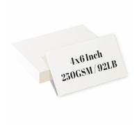 50 Pack 4x6 Cream White Cardstock Paper, Thick Index Card for Printer, 92lb/250GSM Heavyweight Blank Card, Postcards, Wedding Invitation, DIY Crafting, Greeting Card Making