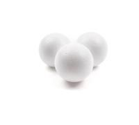(50 Pack (50 Balls), 40mm) Polystyrene Foam Balls - Sizes: 20mm - 150mm Available in Various Pack Quantities