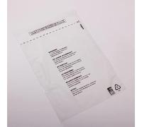 50 pack(9 X 12 Inch) CPP Garment bags, clear cellophane plastic recyclable self seal packaging bags with printed warning, clothing, t-Shirts, gifts and more