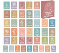 50 Pack Affirmation Cards, Mindfulness Affirmation Cards for Women with Inspirational Messages, Perfect New Mom Gifts for Positive Labor and Postpartum Recovery