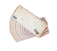 50 Pack Airmail Envelopes -Blue Airmail Envelopes- Air Mail Envelopes for Party Invitation, Love Letters, Military Correspondence, Christmas Military Envelopes, Letters to Troops- Size 4 x 8.7 inches