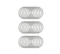 50 Pack Binder Rings, 3 Inch Large Loose Leaf Binder Rings Metal Index Card Rings Book Rings for Notebook, Keychain