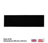 50 Pack Black Broadfix Plastic Window And Glazing Packers Spacers 2mm Flat Spacers Frame Fixing