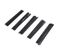 50-Pack Black PP Plastic Welding Rods, 200mm for Automotive Bumper Repair, Car Front/Back Baffle Plates, Battery Shell & Motorcycle Inner Pane
