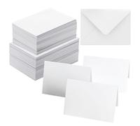 50 Pack Blank Cards and Envelopes 5x7 Inch, Premium White Blank Cardstock Bulk Stationery Greeting Cards, Blank Note Cards with Envelopes for DIY Card Making, Christmas