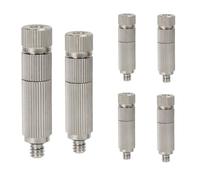 50 Pack Brass ist Nozzle replaceent Nozzle for Outdoor Cooling syste, atoization syste Head Sprayer 0.1-0.8 (0.0039-0.031 in) Orifice, high Pressure Double-Section Spray Head 0.15
