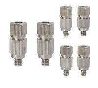50 Pack Brass ist Nozzle Replacement Nozzle for Outdoor Cooling System, Atomization System Head Sprayer 0.1-0.8mm (0.0039-0.031 in) Orifice, high Pressure Three-Section Spray Head 0.3mm