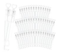 50 Pack Bubbles for Party Bags Bubbles, Mini Wedding Bubbles Wands, Birthday Party Bag Fillers, Wedding Favours, Party Bubble Tubes, Outdoor Indoor Activity Use Summer Fun(NO Liquid)
