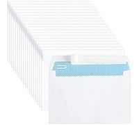 50 Pack C6 Security Self-Seal Envelopes 162×114mm 90gsm Windowless White
