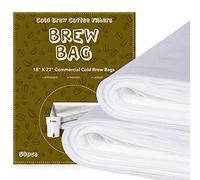 50 Pack Cold Brew Coffee Filters,18" X 22" Commercial Cold Brew Bags, Brew Up To 5 LBS Coffee, Filter Bag, 5 Gallon Coffee Filter