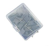 50 Pack Colorful Flag Tacks, Plastic Push Pins for Board, Map Marking, Office School Organization, Multi-Color Paper Fixing Pins(black)