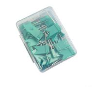 50 Pack Colorful Flag Tacks, Plastic Push Pins for Board, Map Marking, Office School Organization, Multi-Color Paper Fixing Pins(green)