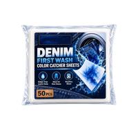 50 Pack Colour Grabber Sheets, Machine Wash Dye Catcher, Anti Stain Paper | Portable Soft Super Absorbent Trapping Wipes, First Wash Bleed Protection, Guard, for , Clothes, Hotel and House