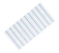 50 Pack Comb Binding Spines, 30 Ring Plastic Binder Combs for A4 Paper, Easy to Open and Close for Adding Pages for Office and School Use (Light Blue, 1/2 Inch (85 Sheet Capacity))