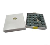 50 Pack Cowhide Billiard Cue Tips for Snooker Pool 9mm to 13mm