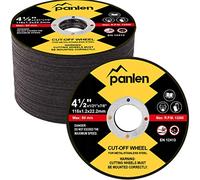 50 Pack Cut-Off Wheels,4-1/2"x 7/8" Metal & Stainless Steel Cutting Wheel, Professional Fast Cutting Disc for Angle Grinder by Panlen (50)