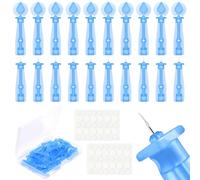 50 Pack Disposable Acne Pimple Popper Needles and 72 Dots Pimple Stickers, for Whitehead Acne Closed Mouth Needle (50 Pack)