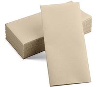 50-Pack Disposable Linen-Feel Pebble Stone Napkins, 12" x 17" Cloth-Like Paper Dinner Napkins For Wedding, Bathroom, Party Or Event